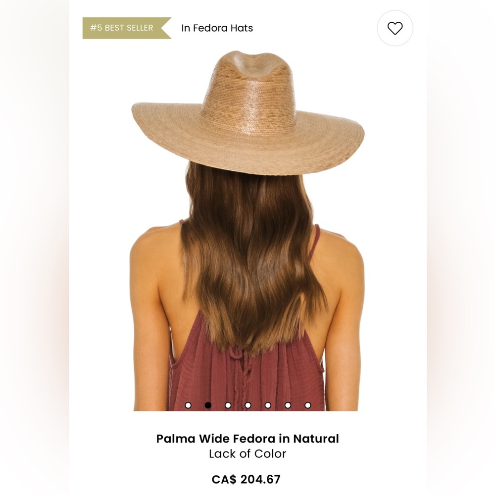 Lack Of Color Natural Straw Hat - Picture 7 of 7